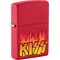 Zippo 2024 Zippo Kiss, Red Matte,  ZIP-48642 - alternate 3